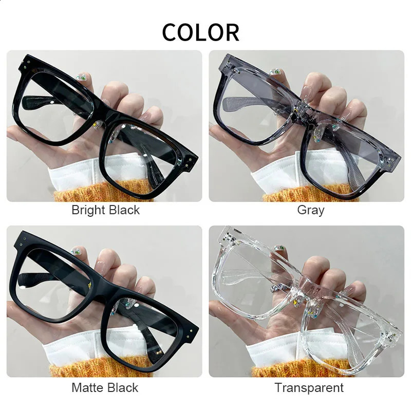 160mm Thick Frame Eyeglasses Men Women Large Size Big Face Glasses Frame Fashion Optical Prescription Glasses 251223 - view 7
