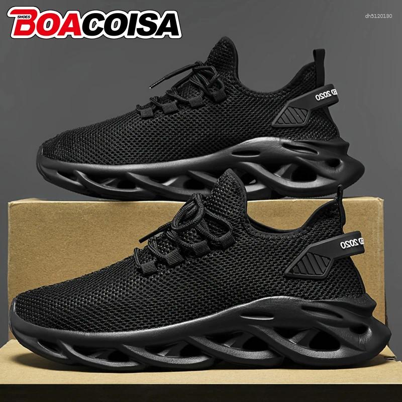 Casual Shoes Men Sports Running Black Jogging Sneakers Outdoor Breathable Mesh For Women Light -absorption Tennis