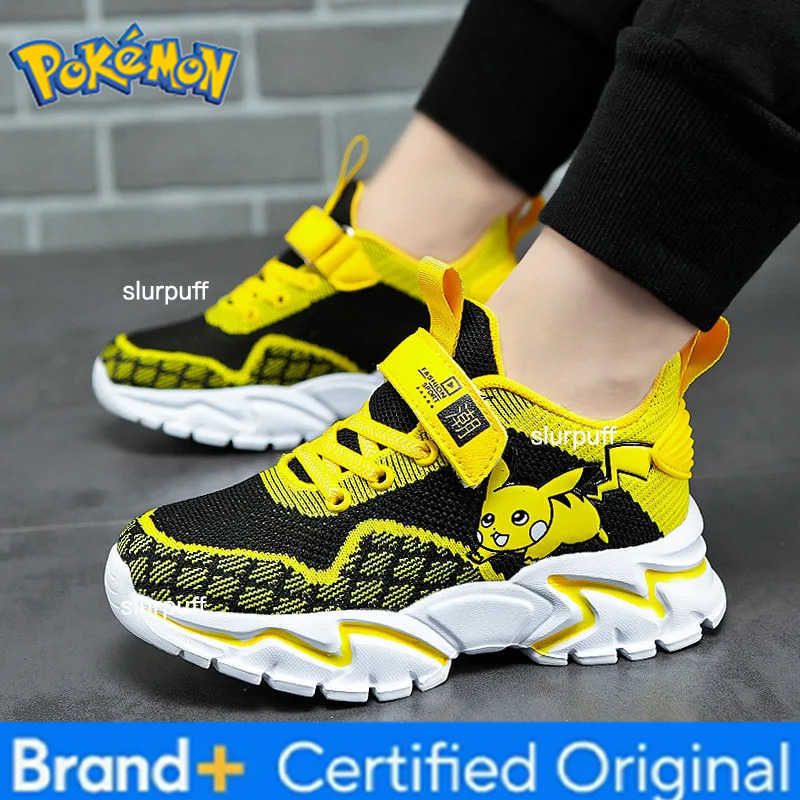 Pokemon Pikachu Children Sports Shoes Cartoon Fashion Anime Boy Girl Sneakers Student Casual Running Shoe Breathable Lightweight W251224