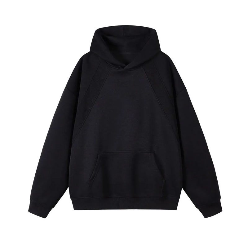 American Heavyweight Stiff Paneled Cleanfit Hoodie for Men, New Fall Style, Basic Couples' Hooded Outerwear