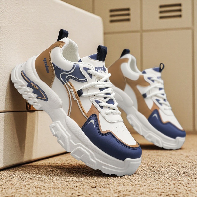 Bestselling 2026 New Arrival Chunky Sole Fashion Men Sneakers Streetwear Versatile Casual Shoes Size 39-44