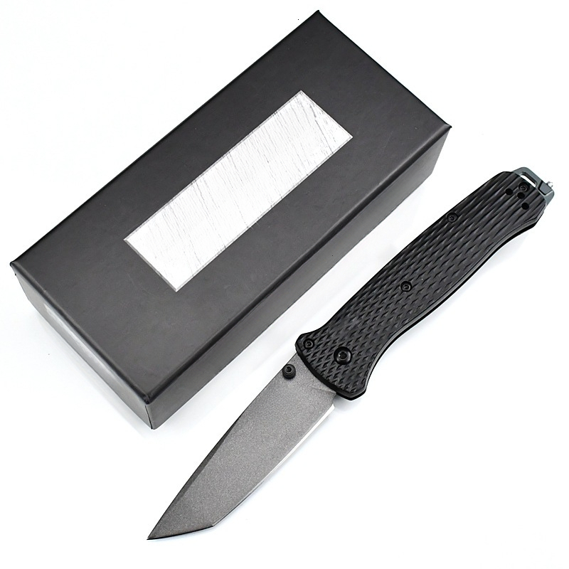 537 Bailout BM Knife Self Defense Pocket Knives Outdoor EDC Survival Flipper Folding Knife Camping Hunting Tool Nylon Handle