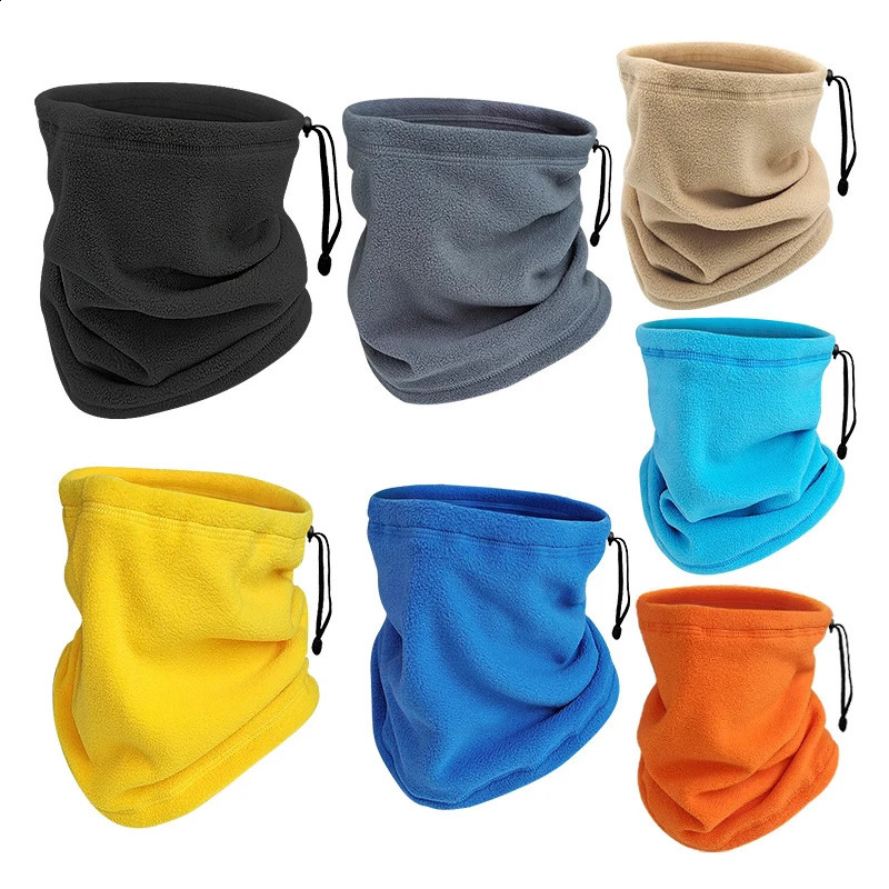 Thermal Bandana Face Cover Winter Fleece Neck Warmer Gaiter Bandana Face Mask Ear Cover Tube Scarf Skiing Snowboard Neckerchief251218