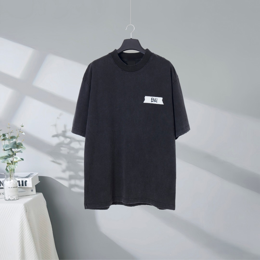 Men's Plus Tees & Polos t-shirts cyy9642 fashion Round neck embroidered and printed polar style summer wear with street pure cotton Oversized