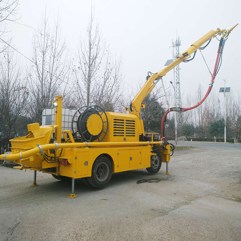 Wet Concrete Spraying Trolley Tunnel Use Concrete Wet Spray Truck Building Machine Spray Machine