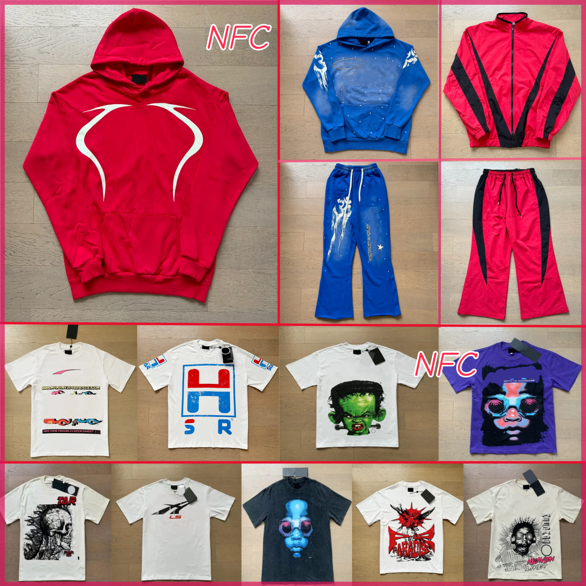 hellness star mens hoodie designer t shirt graphic tee vintage t-shirts Hooded Tracksuits Pullover Sweatshirts Y2K Hip Hop Urban Streetwear Hoodies Sweatpants