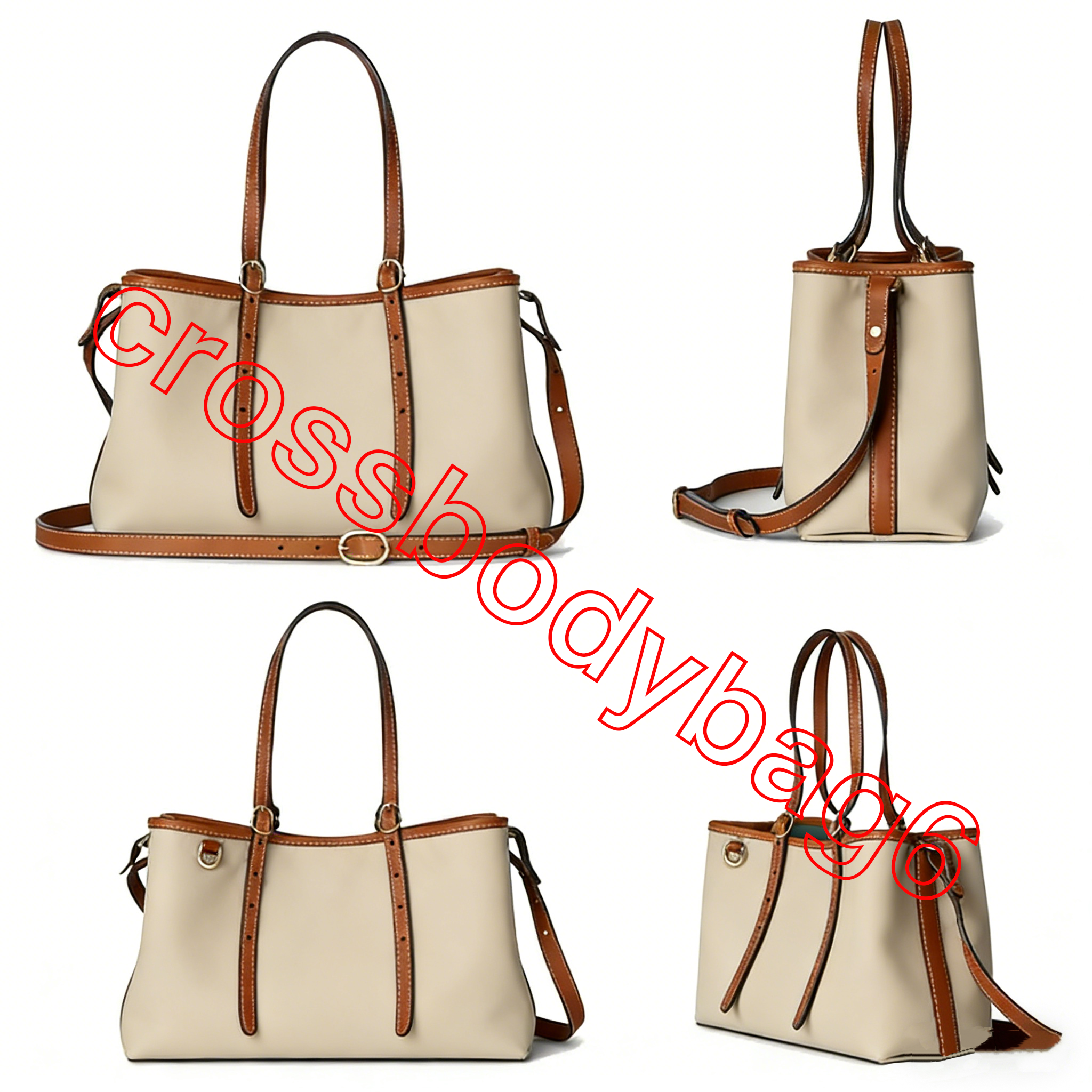 Designer Tote Bag Genuine Leather Women Handbags Tote Beach Handle Bag Tote Bag Fashion Handbag Shoulder Travel Crossbody Casual Totes