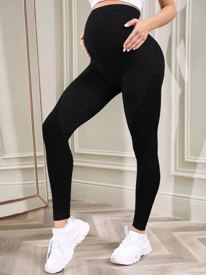 Womens Maternity Leggings Over The Belly Full Length Pregnancy Yoga Pants Active Wear Workout 251223