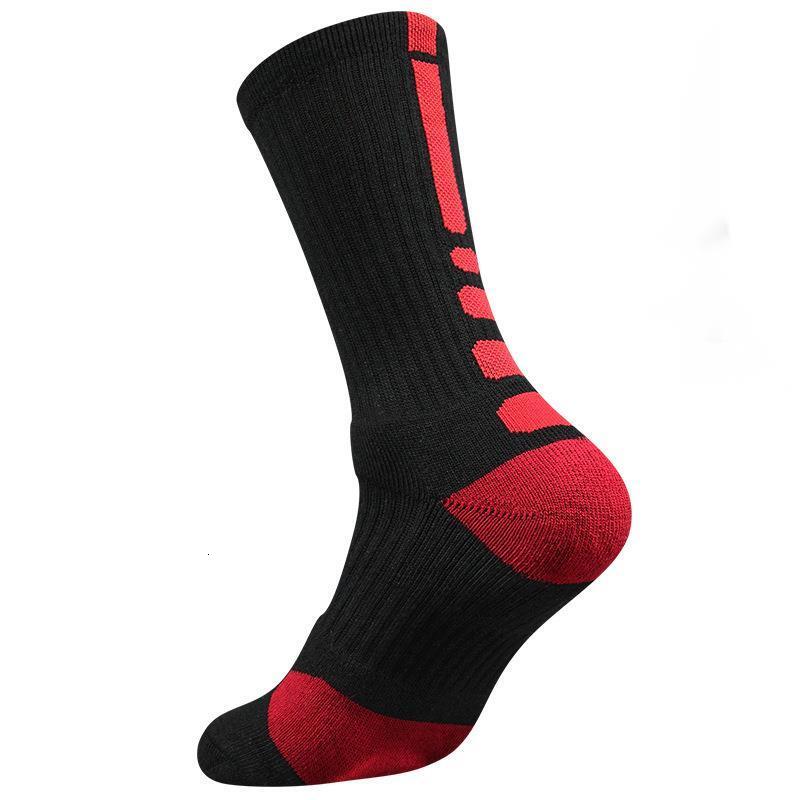 5Pairs Professional Basketball Socks Thickened Towel Bottom Socks Men's Elite Socks Long Tube Children's Outdoor Sports Socks Women's R