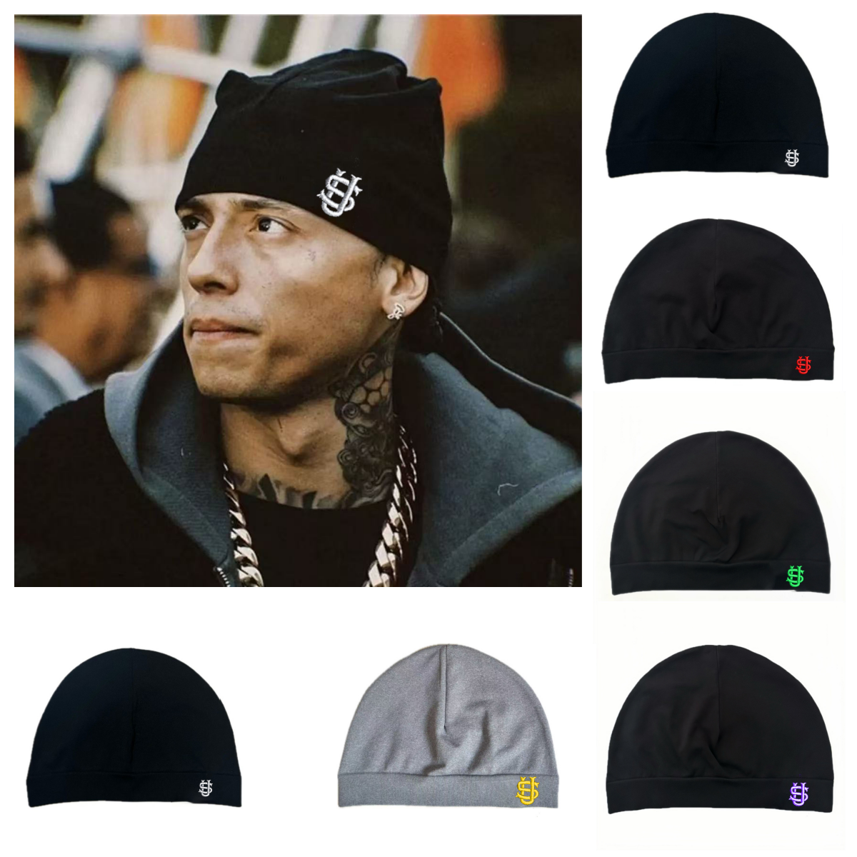 Embroidery Men's Hat Brand Classic High quality Hip-hop For Warmth High-elasticity Thickened Hats For Men And Women's Outdoor Ear-protecting Knitted Caps Wool Winter