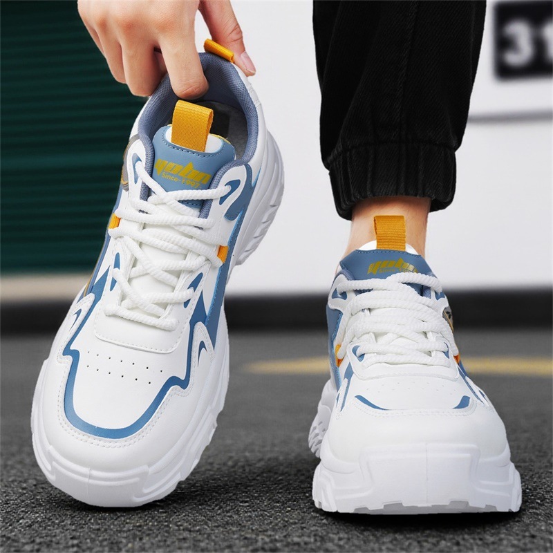 Bestselling 2026 New Arrival Chunky Sole Fashion Men Sneakers Streetwear Versatile Casual Shoes Size 39-44
