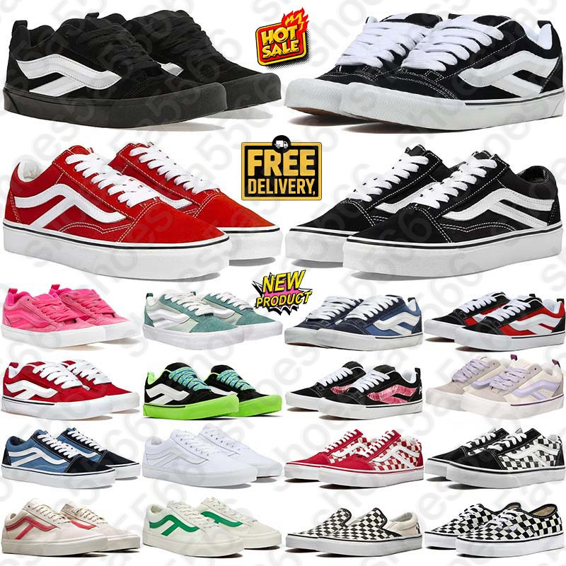 Free Shipping Designer van vanssneakers vansy knu old skools sneakers Shoes canvas chaussure for skateboard mens womens trainers scarpe Plate-forme discount