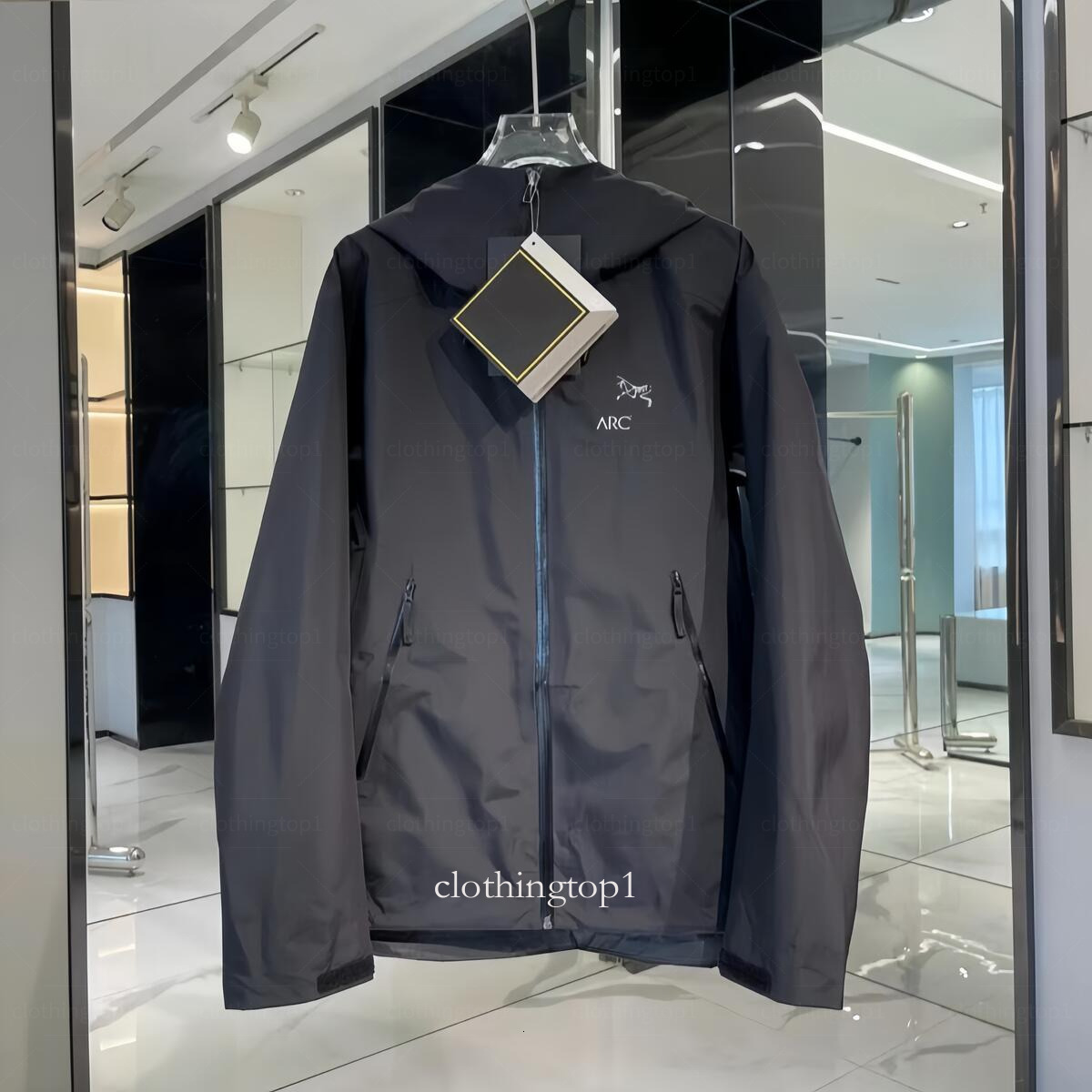 Arcterxly Jacket Mens Womens Goretex Hard Shell Zip Up Waterproof Hood Windbreaker High Quality Designer Fashion Clothes Spring And Autumn Trend Coat Arcs Jacket