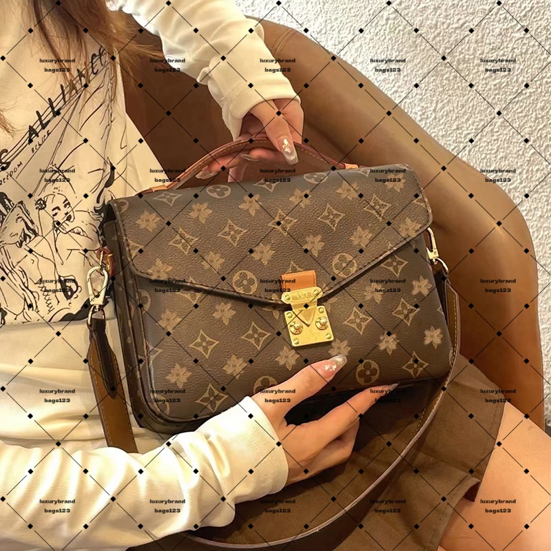 2025 pochette metis Designers Handbags for Women Leather Shoulder Bags Luxurys Cross body Bag Top Quality Messenger bag Purse Female Handbag sac