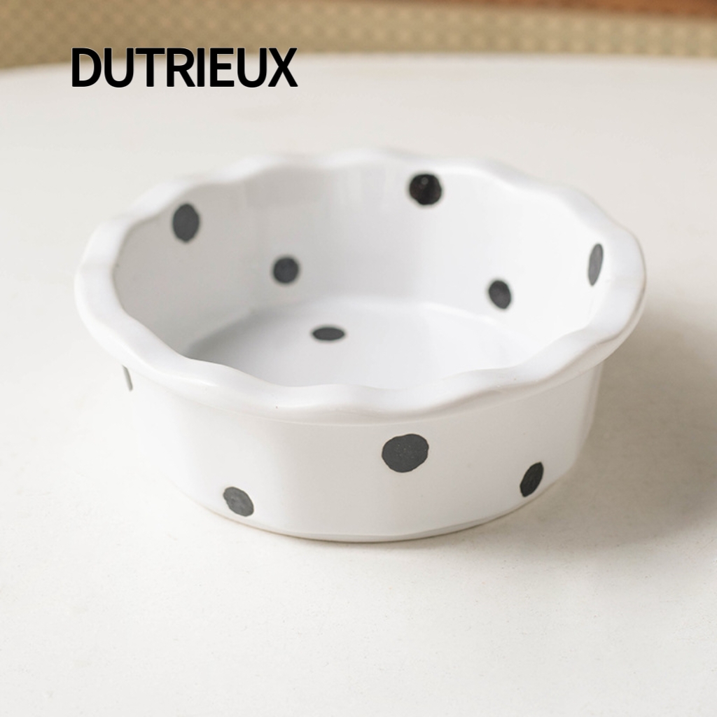 H1958 Upgraded ceramic tall cat and dog bowls, scientifically designed to protect the neck and prevent black chin, non-slip and tip-over resistant.