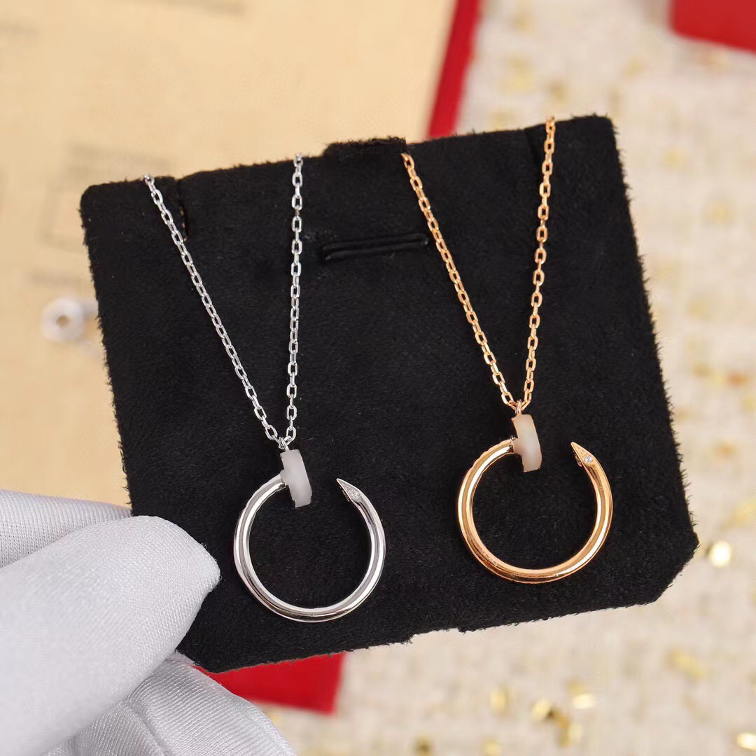 necklace designer necklace luxury jewelry designer jewelry crucifixion women metal diamonds letter charm necklace Extra long style gift very nice