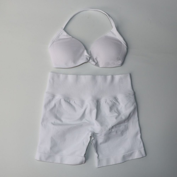 Impact Gym Set Women Seamless dfynes Yoga Set Fitness Clothing Gym Shorts Padded Tank Top Workout Vest Longline Outfits Sportswear Tracksuit