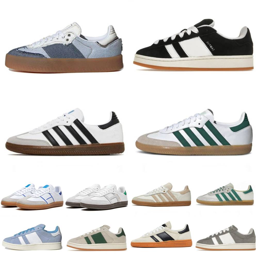 Trainers Striped Vintage Outdoor Sports Shoes Mens Women Denim White Black Blue Gum Cream Night Brown Casual Shoe Navy Night Leopard Platform Jogging Sneakers S9