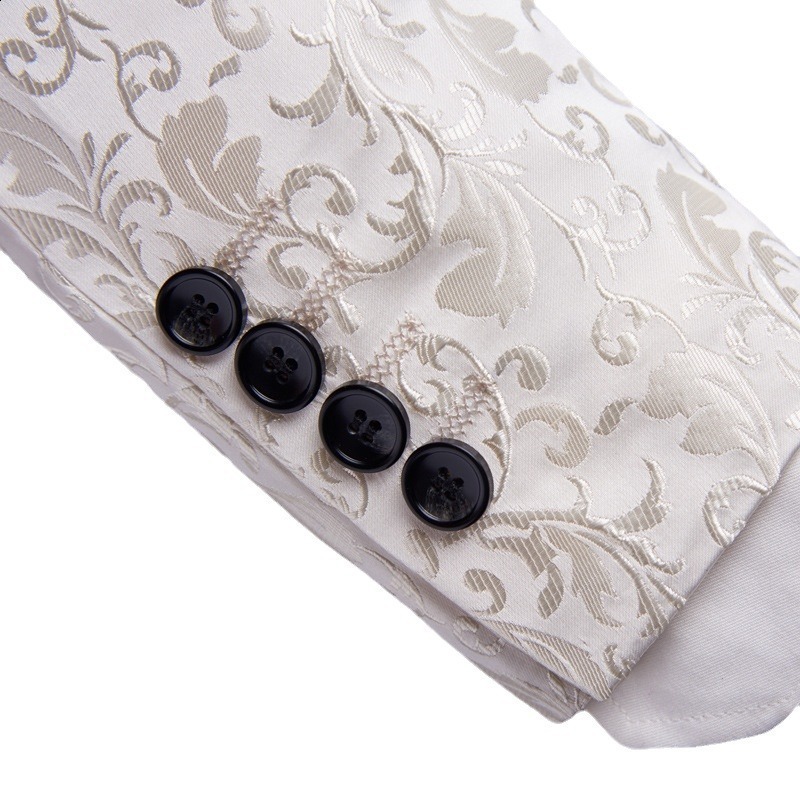 Mens Suits Blazer Green Red Silver Color Paisley Wedding Prom Business Banquet Suit Coat Men Clothing Jacket 250901