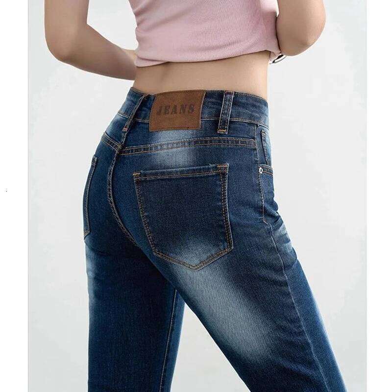 2025 Girls Retro Low Waist Bell Bottom Jeans Women Comfortable Stretch Thin Pants Female Korean Casual Denim Trousers X251224