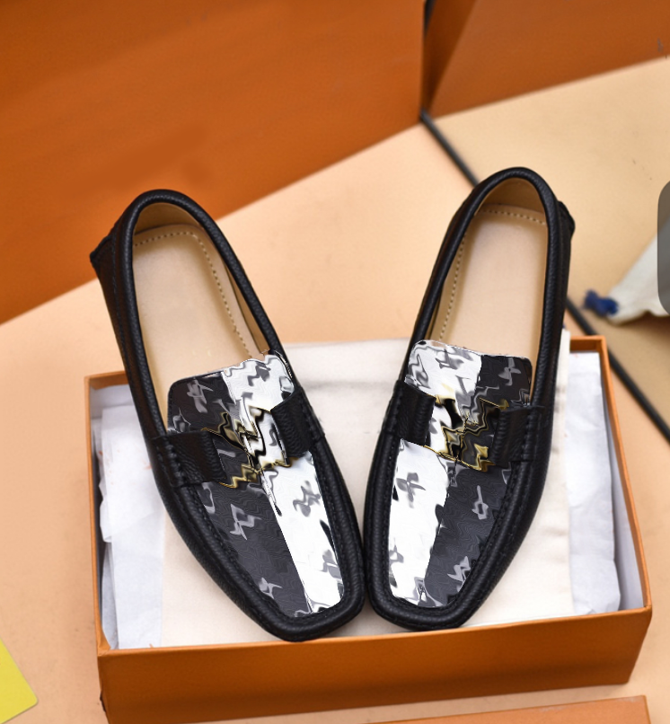 Designer Split Mens Casual Loafers Sneakers Fashion Handmade Moccasins Retro Leisure Dress Driving Shoes