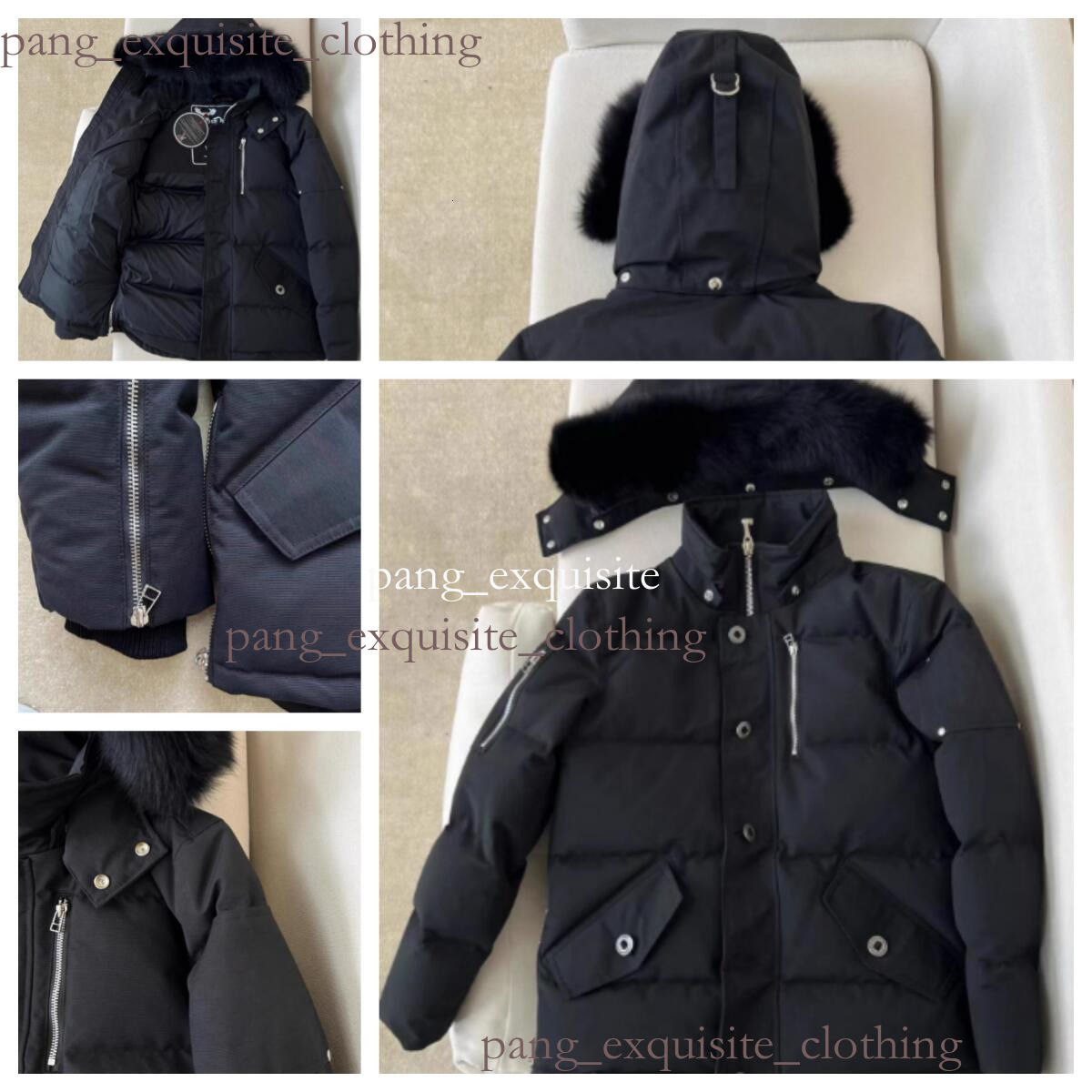 High quality Moosely Knucklely Coat Designer Mens Moose Down Jacket Waterproof Parka Jacket With Fur Collar Duck Winter For Men Women Casual Warm Duster Couples ea9