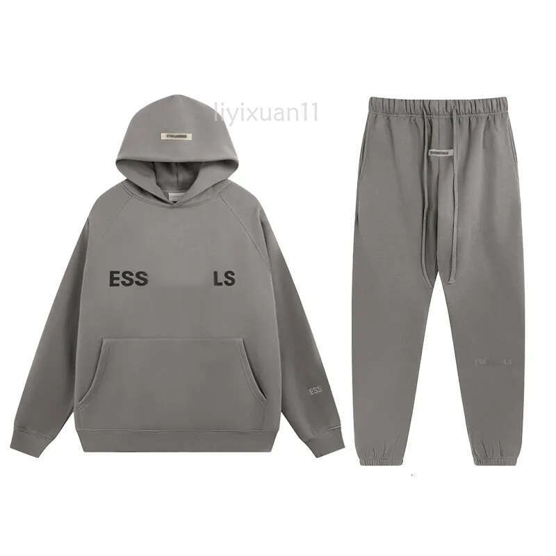 essintals hoodie Mens Designer Tracksuit Baggy Hoody Pants Set Hip Hop Pullover Sports Joggers Skateboard Sweat Oversize Sweatshirt essential tracksuit 141