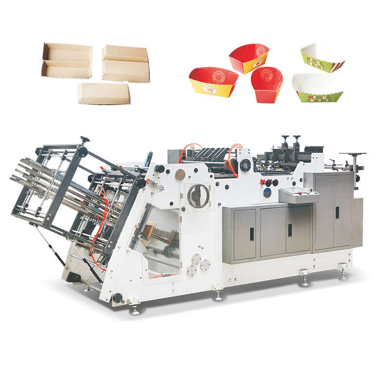 High Quality Automatic Food Lunch Carton Paper Box Forming Erecting Making Machine