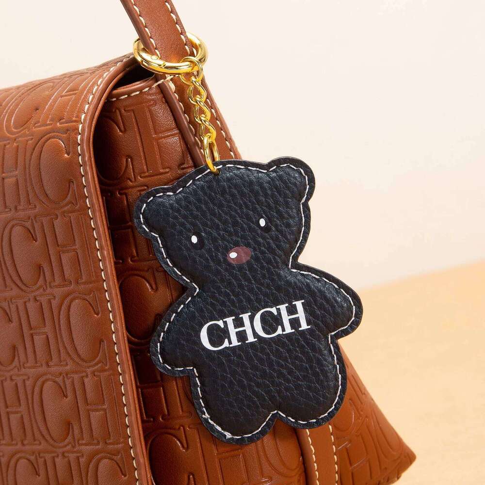 Fashionable New 2025 Luggage Hanging with Teddy Bear Flower Pattern and Simple Decoration X251224