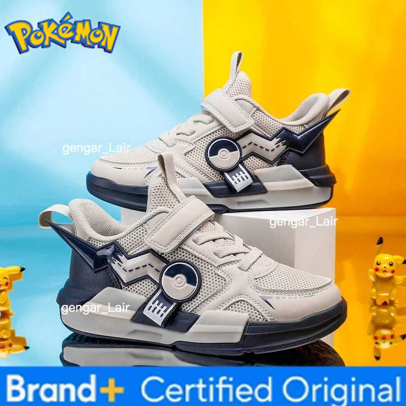 Pokemon Kid Casual Sneakers Pikachu Children Cartoon Sports Shoes Boy Girl Student Running Shoe Breathable Lightweight Size EU28-39 W251224