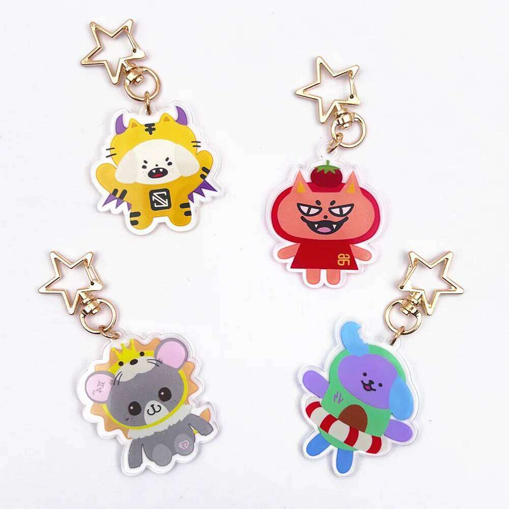 Jimmysea Perthchimon Forcebook Geminifourth Cosplay Key Chain Pendant Keyring Bag Keychain Jewelry Accessories X251224