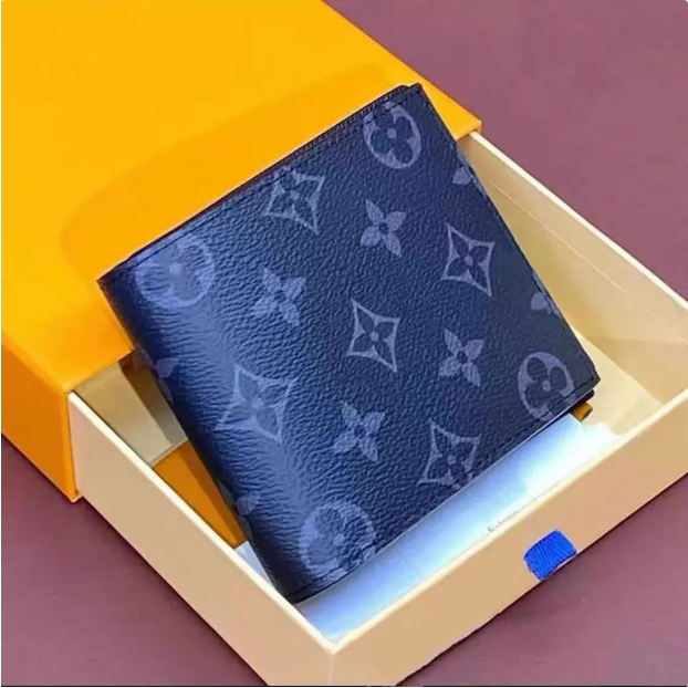 Top Designers Men designer purses luxury short wallet Card Holder classic pocket Genuine leather Man Bags fahion wallets wallet mens bag designer card holder