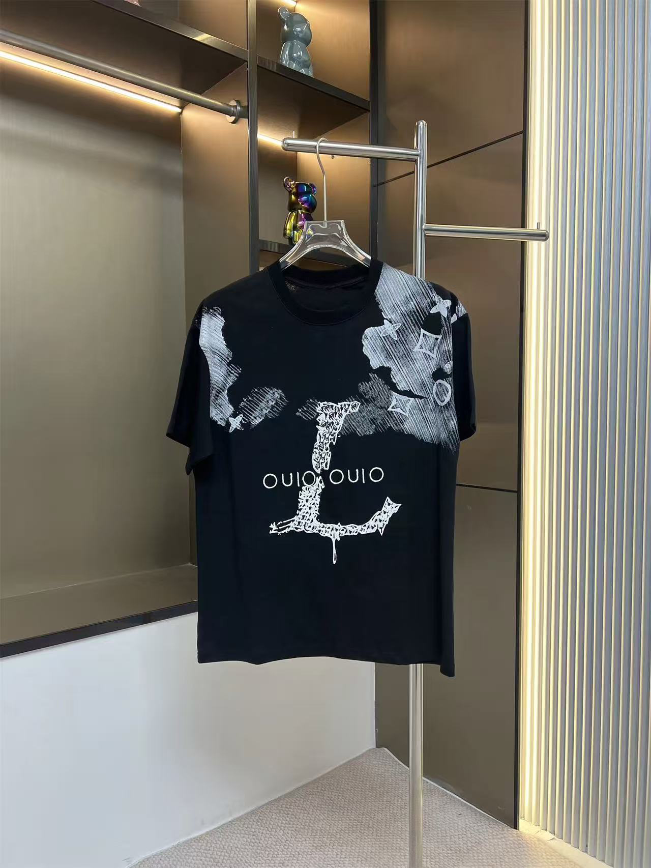 mkerlai Fashion Men's T-Shirts Summer Men Women Tshirt Cotton Designers Short Sleeve Casual Shirts Hip Hop Streetwear T Shirt Tees Mens Clothing