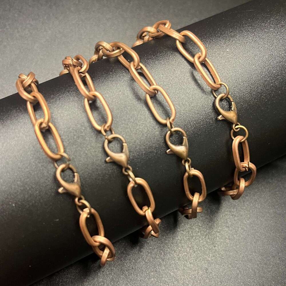 Bracelet Jewelry for Men and Women European American Hot-Selling Rectangular Paperclip Personalized Creative Simple Daily Wear Accessory