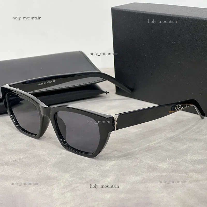 yslly sunglasses Luxury designer sunglasses Women Classic Cat Eye Popular Small frame Fine flat lenses Goggle Beach Sun Glasses Retro Frame saint sun glasses a61