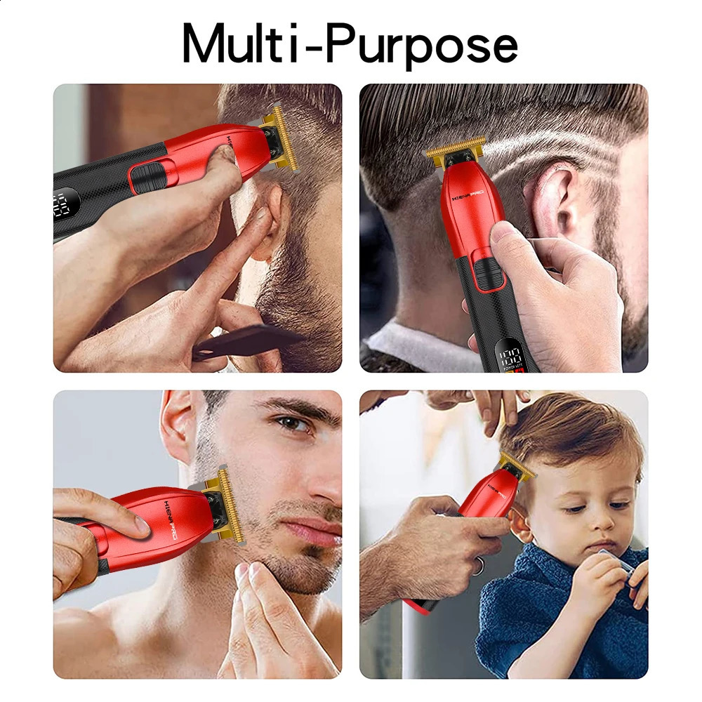 0mm Zero Professional Trimmer For Men Beard Hair Clipper Electric Pro Barber Cordless HairCut Machine Rechargeable 251223 C260312