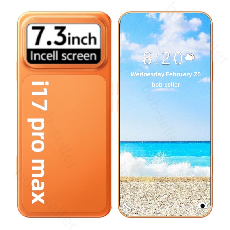 Face ID 6.9inch All Screen HD i17 pro max s25 ultra Cell Phones Smartphone Camera 1TB RAM unlock Android 15 Mobile Phone gift Green Tag Sealed Box designer Matte Glass