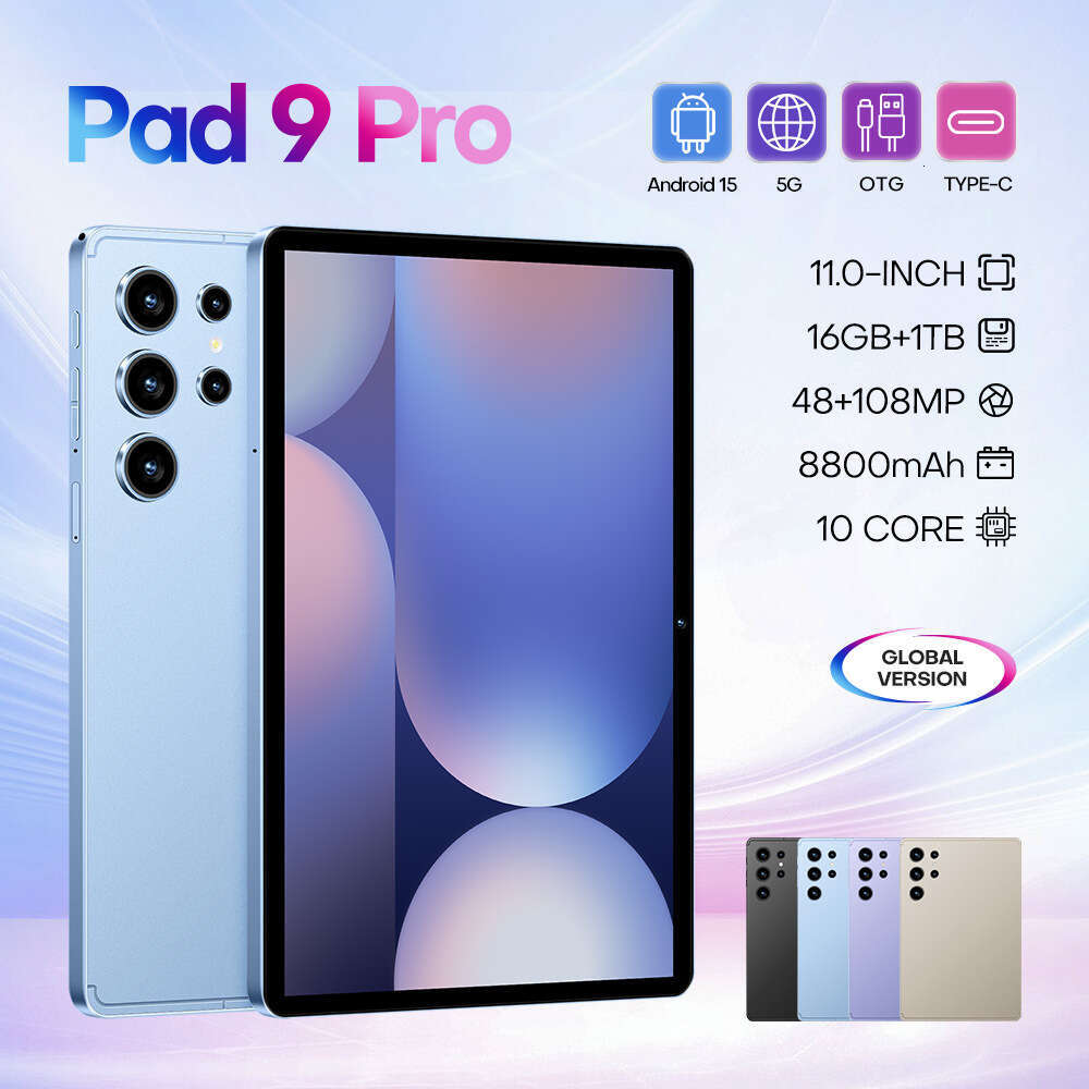 Famous brand cross-border exclusive Pad 9 Pro intelligent tablet, brand new in stock source factory CKS