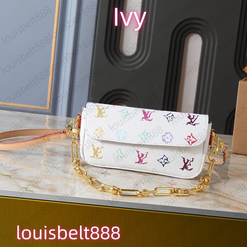 Designer Wallet On Chain Ivy nano Shoulder Bags Evening Bag for women crossbody clutch bags leather chain ivy purse lady messenger bag purses fashion satchel
