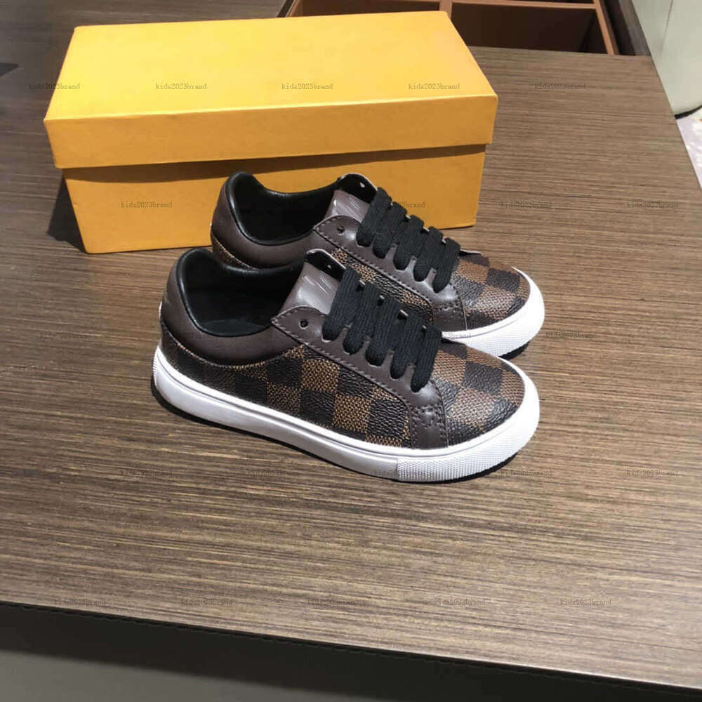 New kids shoes Symmetrical flower print baby Sneakers Size 26-35 Including paper boxes designer girls boys shoe A441X12N115-h