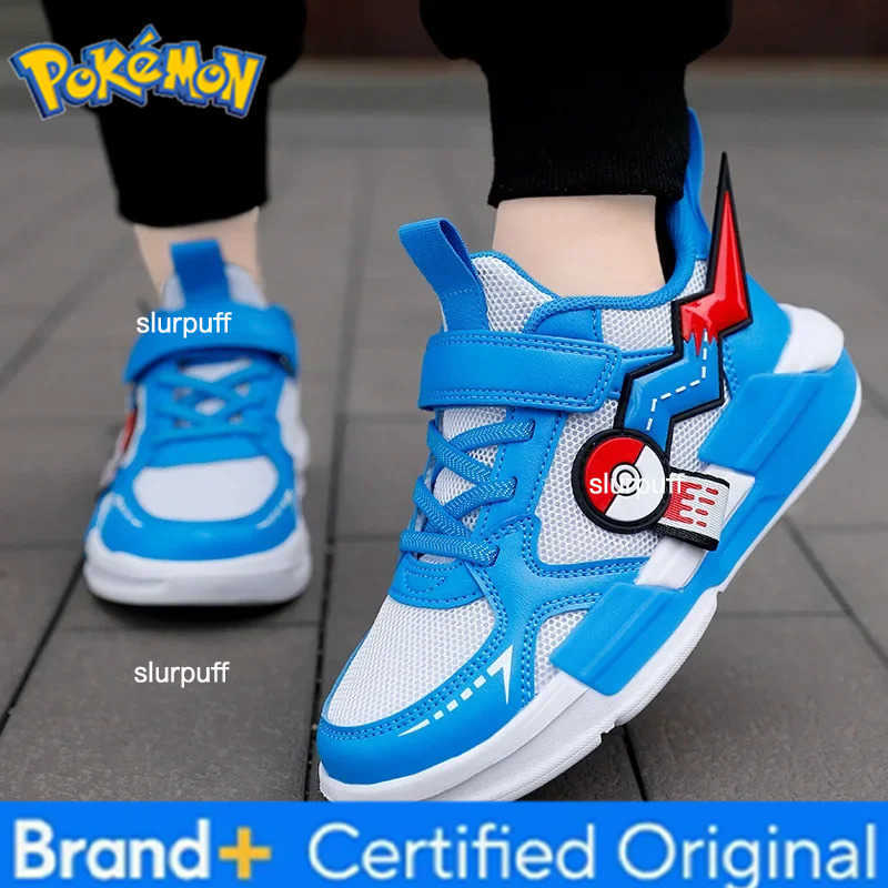 Pokemon Children Cartoon Sneakers Kids Shoes Fashion Boys and Girls Sneakers Student Casual Running Shoes Breathable and Lightweight W251224