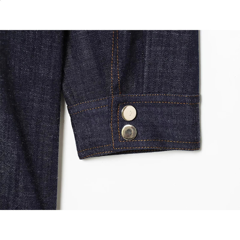 Womens Short Denim Dress Fashion With Belt Turndown Collar Long Sleeves Dresses Vintage Female Elegant Party 251223