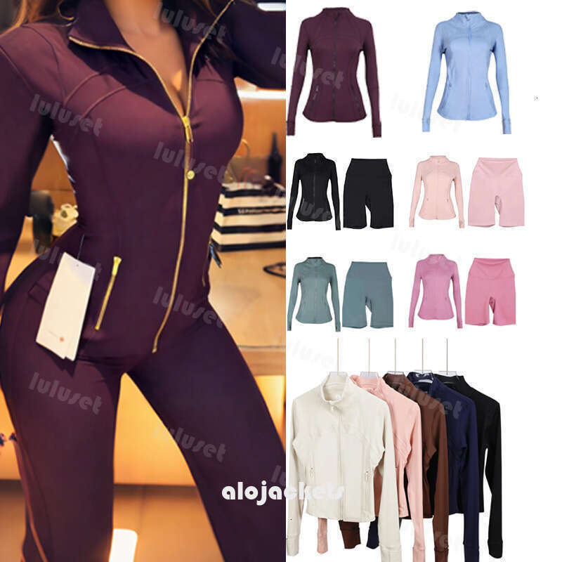 Bestselling Luluity Lemonive set Sweatshirt Overcoat Leggings Women Clothes Sets Plus Soft Socks Pants Defined Luluity Lemonive Jackets Shorts Set Men 24