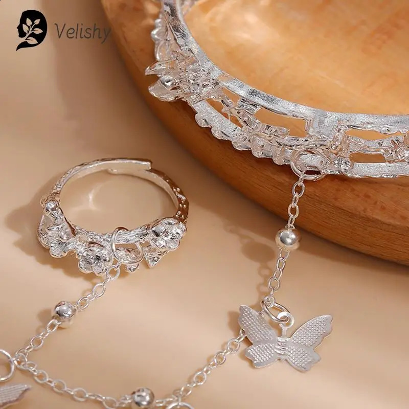 Anime Tian Guan Ci Fu Bracelet Ring Hua Cheng Xie Lian Cosplay Adjustable Butterfly Finger Rings Pendant Accessories Props 251219