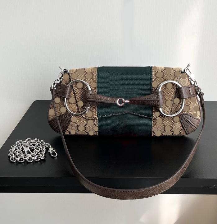 Designer Bag Women Fashion Casual Designe Luxury Shoulder Bag Saddle Bag Crossbody Totes Handbag Messenger Bag 764339 Horsebit Chain