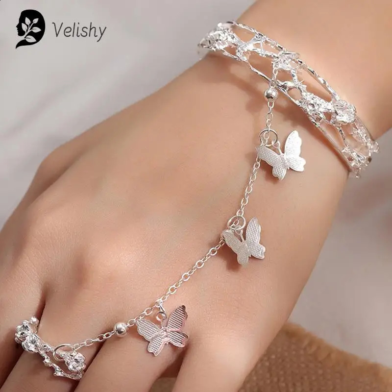Anime Tian Guan Ci Fu Bracelet Ring Hua Cheng Xie Lian Cosplay Adjustable Butterfly Finger Rings Pendant Accessories Props 251219