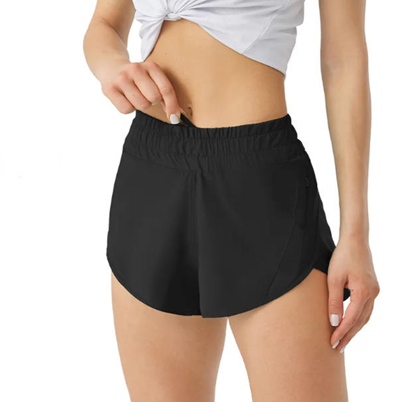 Womens Yoga Shorts Outfits With Exercise Fitness Wear Short Pants Sportswear Pockets Girls Running Elastic Pants