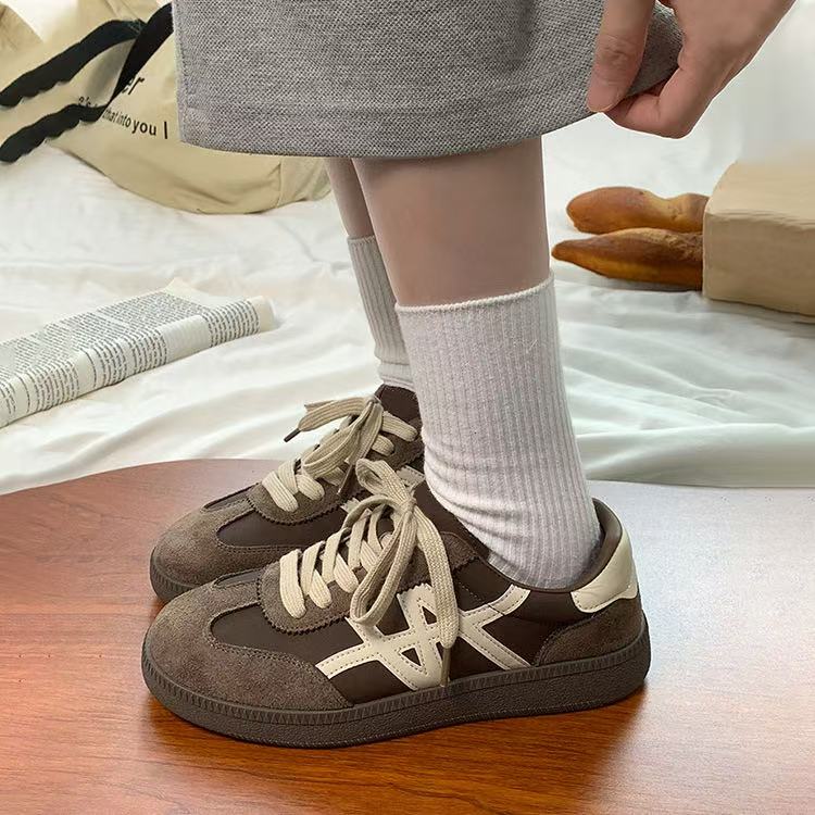 casual shoes runner speed cat women brown yellow beige outdoor trainers sneakers