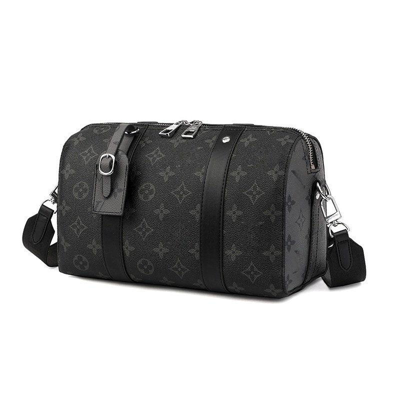 CITY KEEPALL Men's Shoulder Bag designer bag louisitry vuittionsitry Black Flower Canvas Leather Crossbody Bag No Handle Design Keep women Boston Bag Pillow Bag