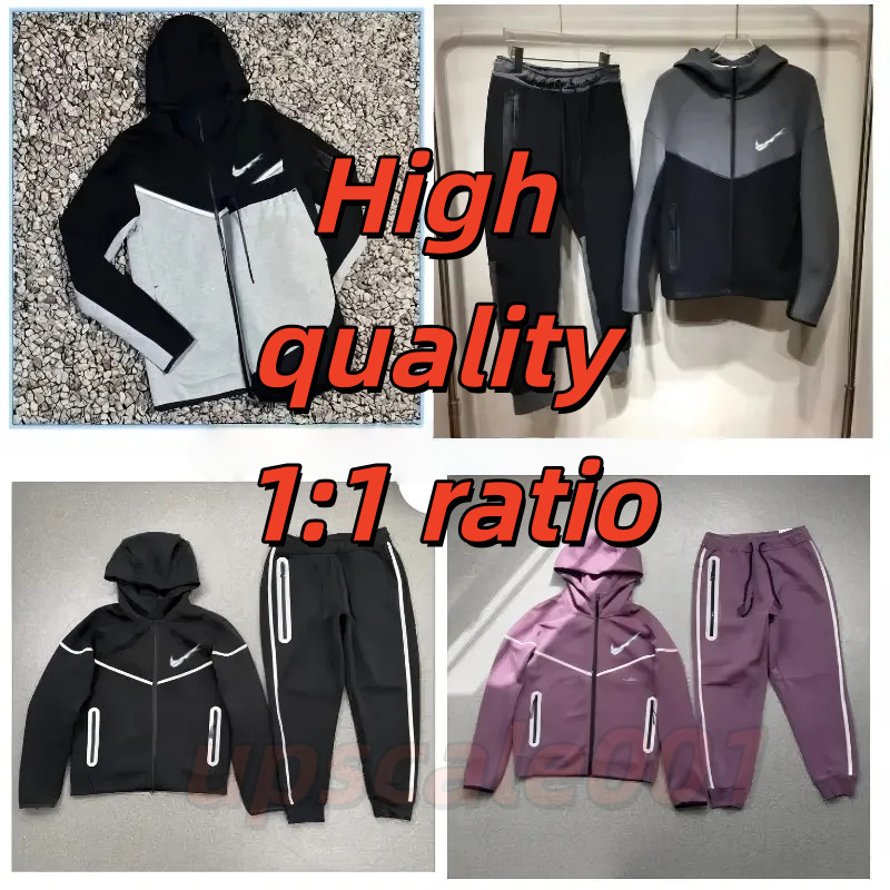Tech Fleece Mens Womens Hoodies Pants Tracksuits Sports Jackets Space Cotton Trousers Tracksuit Bottoms techfleece Man Joggers upscale001